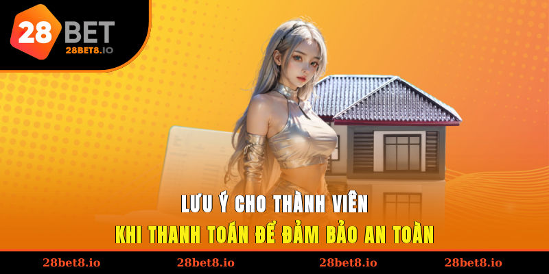 Nạp Tiền 28BET – Hướng Dẫn Các Hình Thức Giao Dịch Phổ Biến 4 Lưu ý cho thành viên khi thanh toán để đảm bảo an toàn khi nạp tiền 28BET