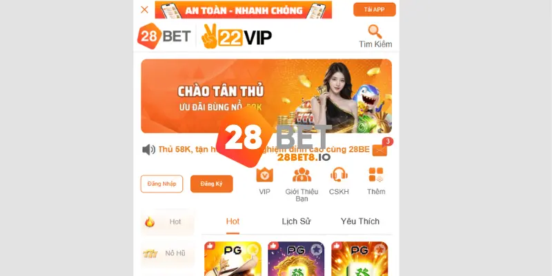 28BET - Trang Chủ 28BET.COM Chính Thức 2026 Nhận +280k 3 28BET thiết kế giao diện hiện đại, dễ dàng sử dụng